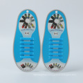 Custom Printed Free Size Colorful Fashion Sports Silicone Shoelace